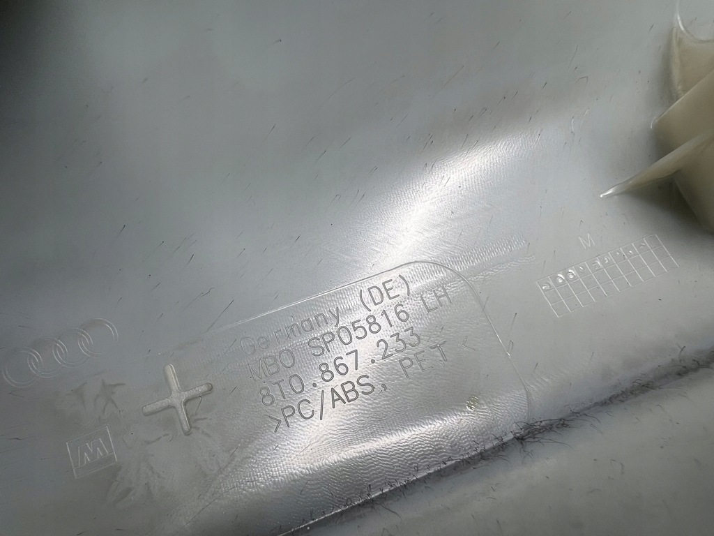 фото №8, Audi a5 8t coupe защита обшивка стойка левая левая