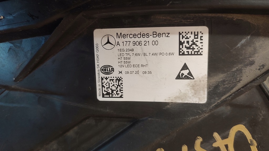 фото №7, Mercedes-benz оригінальний номер a1779062100 лампа