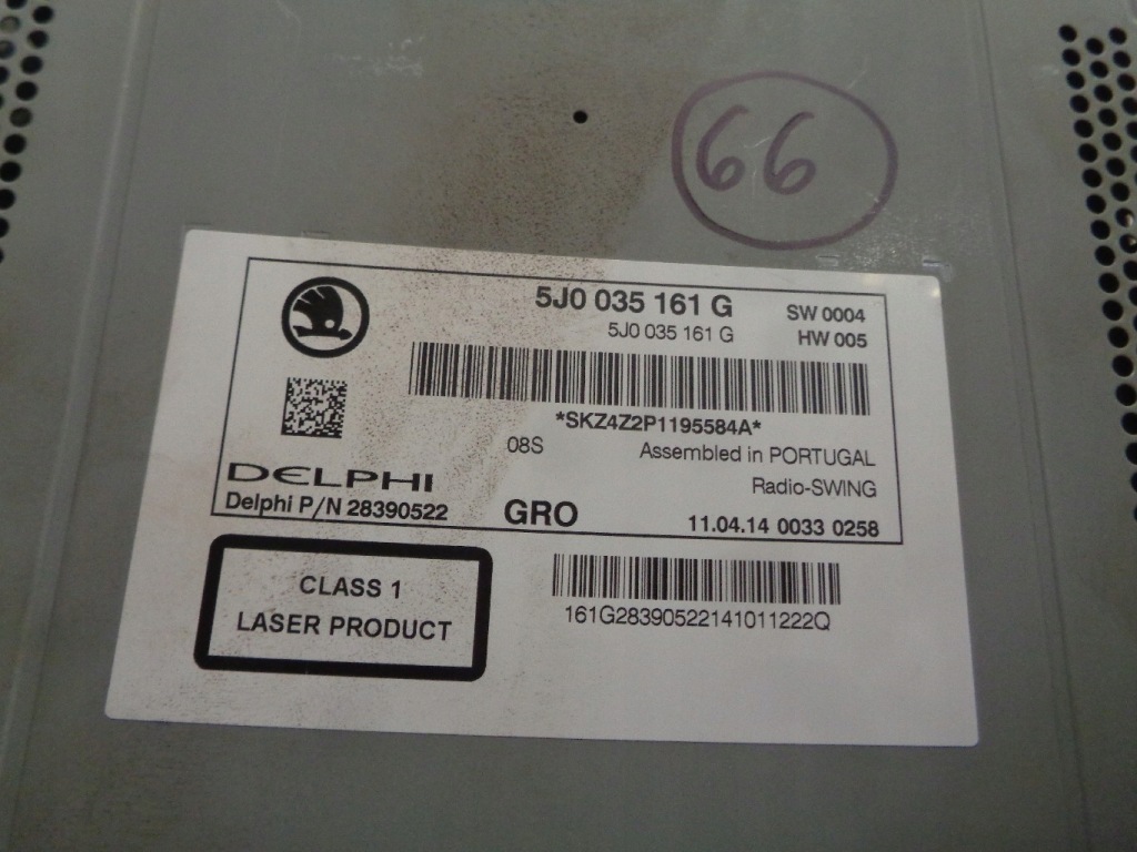 фото №8, Skoda fabia roomster радио swing cd mp3 5j0035161g