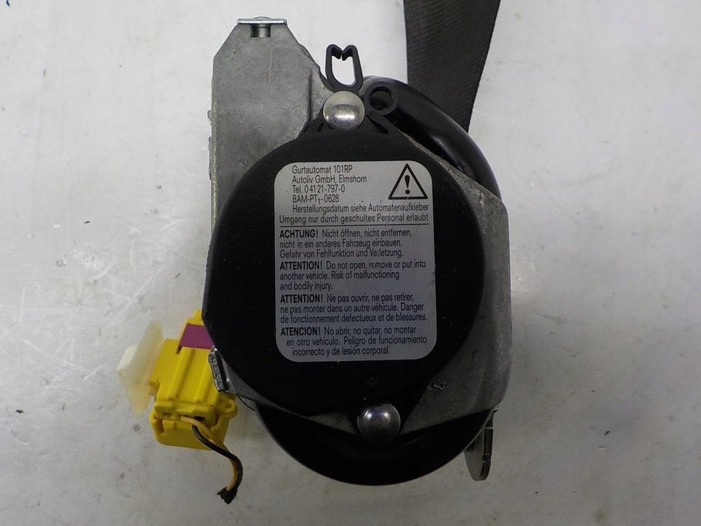 фото №9, Vw golf vi plus pas безопасности натяжитель левый перед водителя 5m2857705