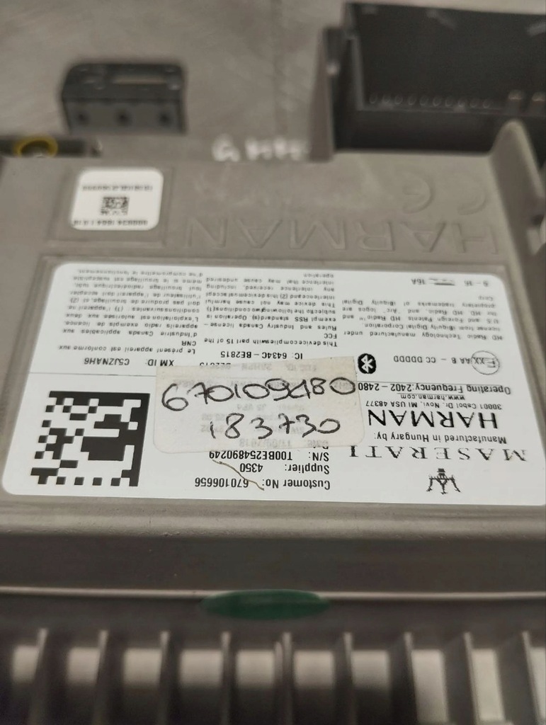 фото №9, Maserati levante 2019 панелі керування, перемикачі 670106656