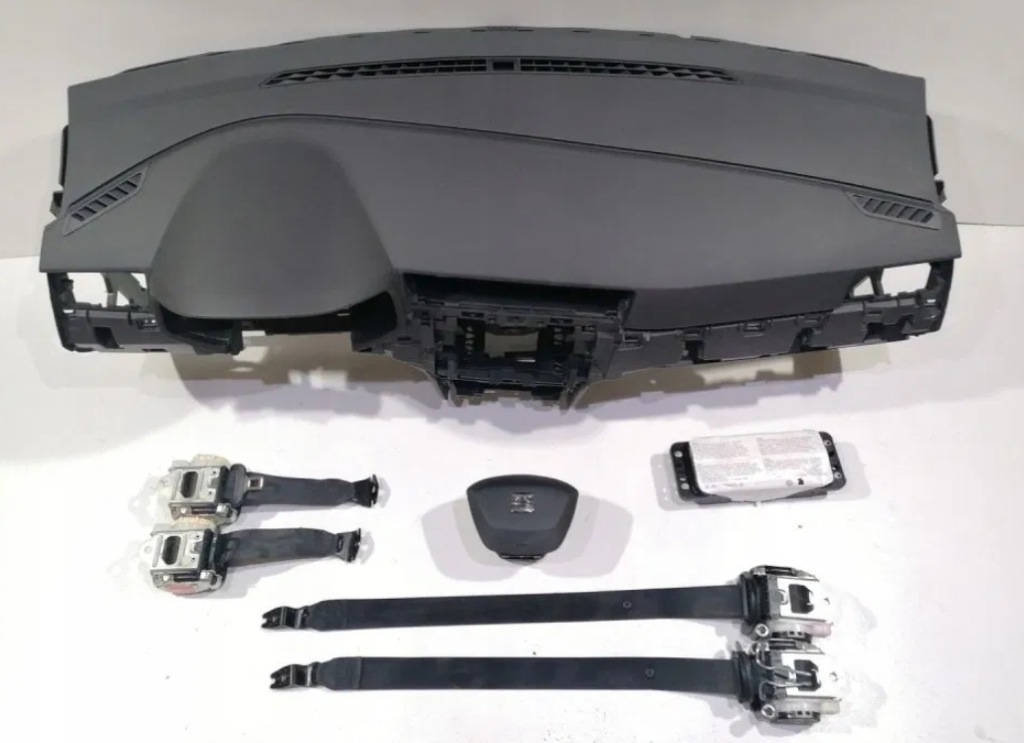 фото №1, Seat ibiza 5 v 6f приборная панель консоль подушка безопасности ремни