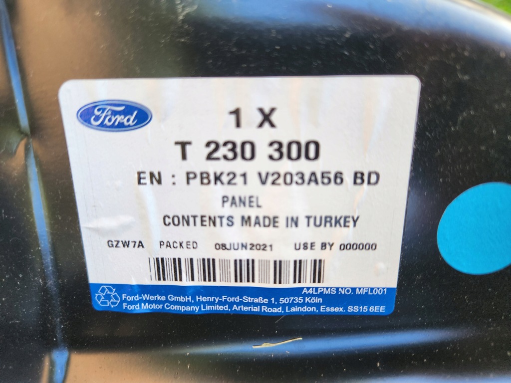 фото №4, Ford transit custom блок двигуна правий новий рама двері оригінальний