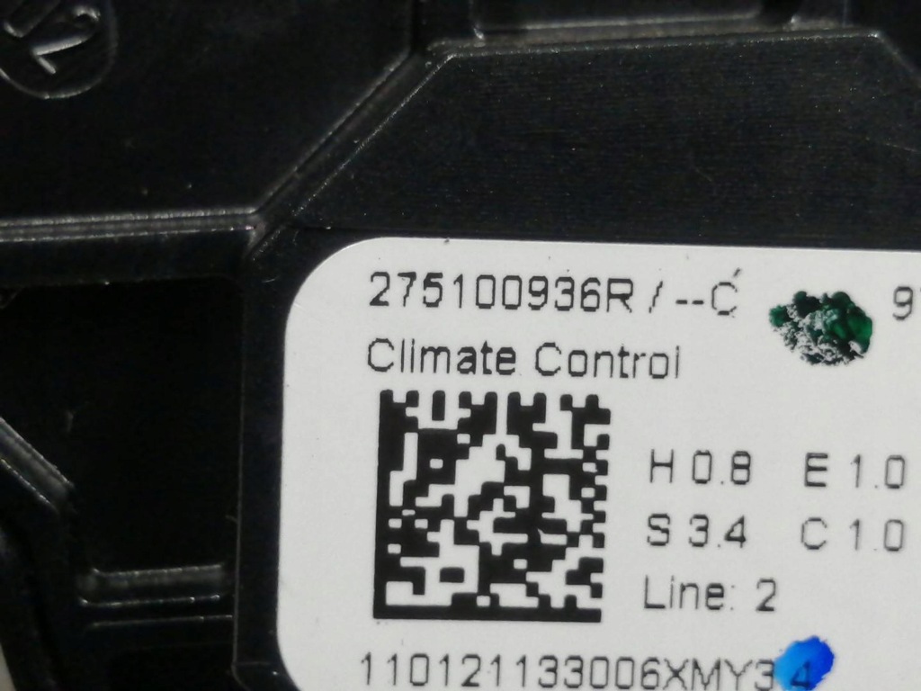 фото №3, Панель кондиционера clio v captur ii 275100936r