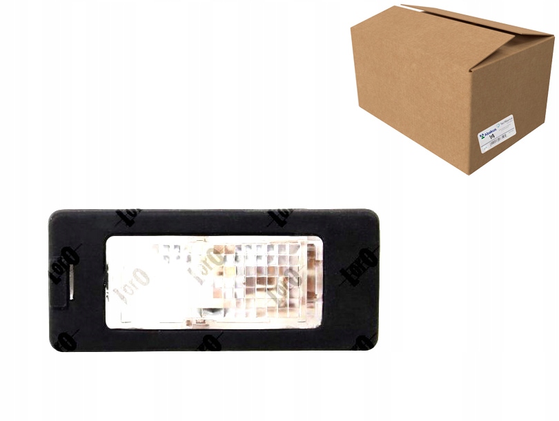 фото №1, Лампа номерного знака реєстраційний abakus