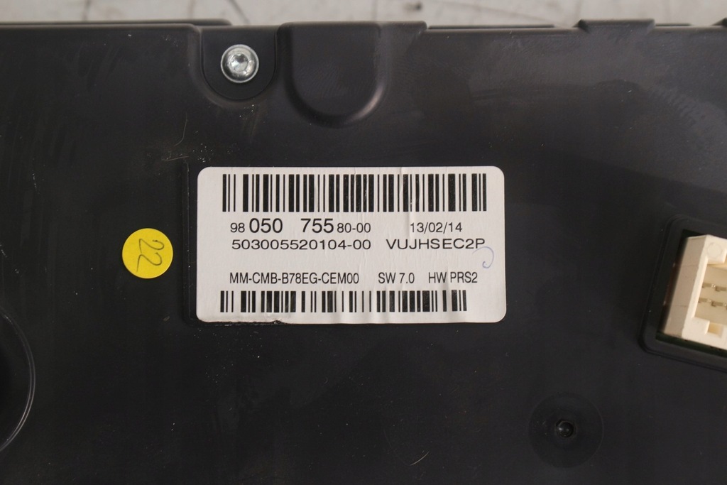 фото №11, Счетчик приборы 9805075580 citroen picasso ii