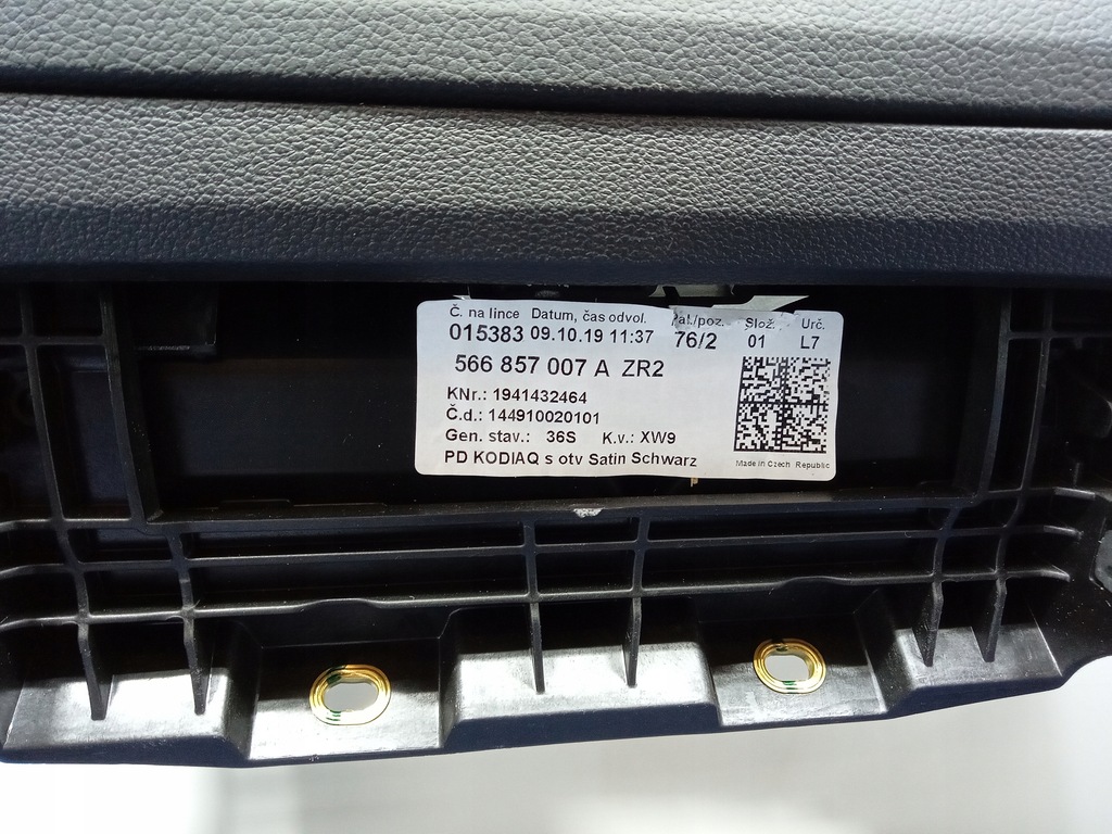 фото №10, Skoda kodiaq i 16- панель приладів консоль eu po спрацюванні 566857007a