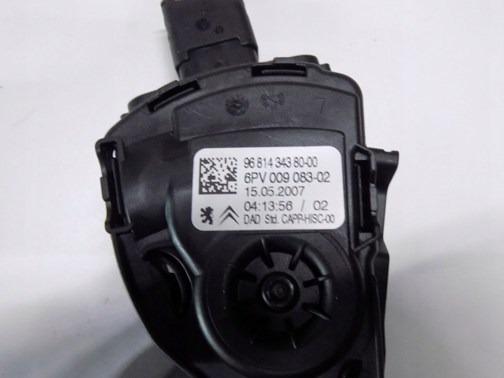 фото №10, Peugeot 207 07 1.4 педаль газа 9681434380-00