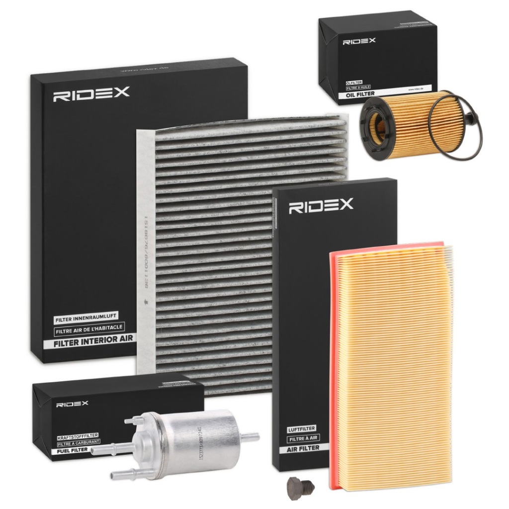 фото №1, Набор фильтров ridex 4055f14732 do vw polo 9n do seat ibiza iii хэтчбек
