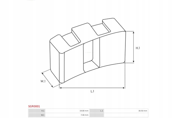фото №2, Набор ремонтный, стартер as-pl sgr0001