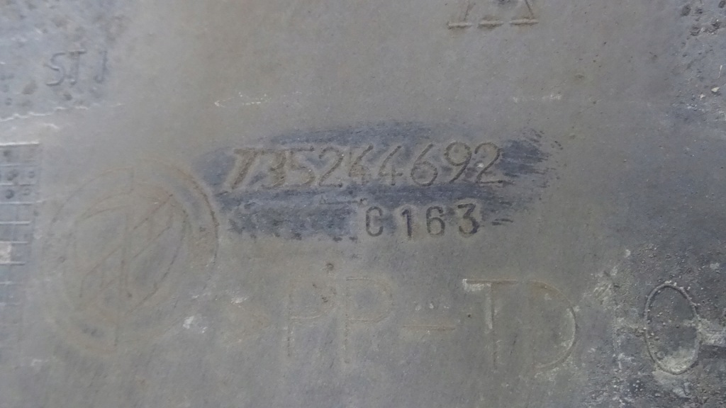 Punto ii 2 бампер задняя 489/a 3d в Украине