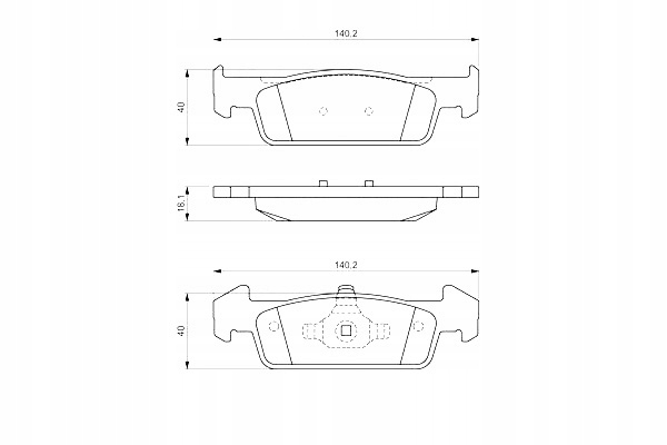 фото №2, Тормозные колодки тормозные перед с замком dacia logan ii sandero ii renault