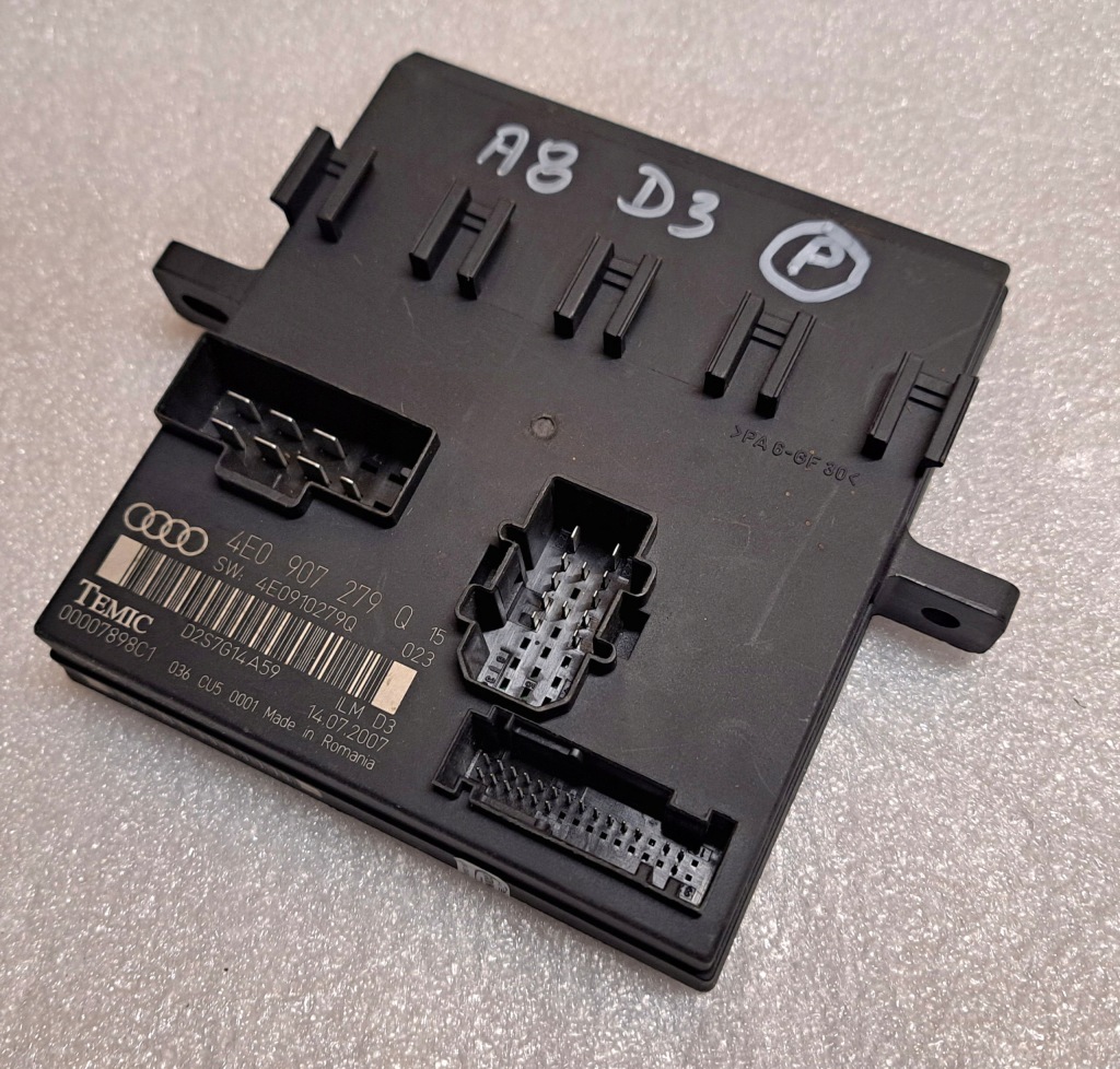 фото №1, Audi a8 d3 модуль блок керування світла 4e0907279q
