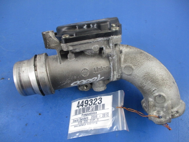 фото №1, Sandero 1.5dci дросельна заслінка 8200614985+kolano