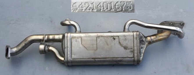 фото №1, Радіатор вихлопних газів egr mercedes 6421401675