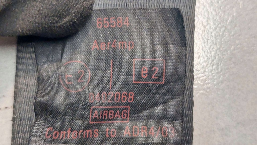 фото №5, Pas безпеки правий перед citroen c2 1.4 b 3d