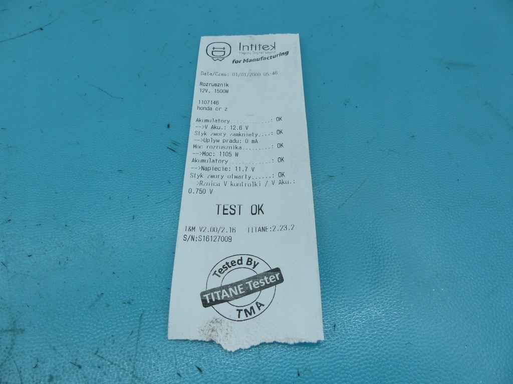 фото №6, Test стартер honda crz cr-z 10-16 1.5 гибрид