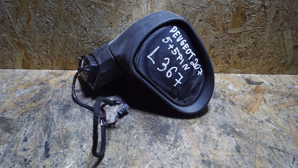 фото №8, Peugeot 207 дзеркало праве 10 pin uk