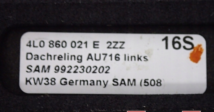 фото №9, Рейлінги дахові хром 4l0860021e 2zz audi q7 4l