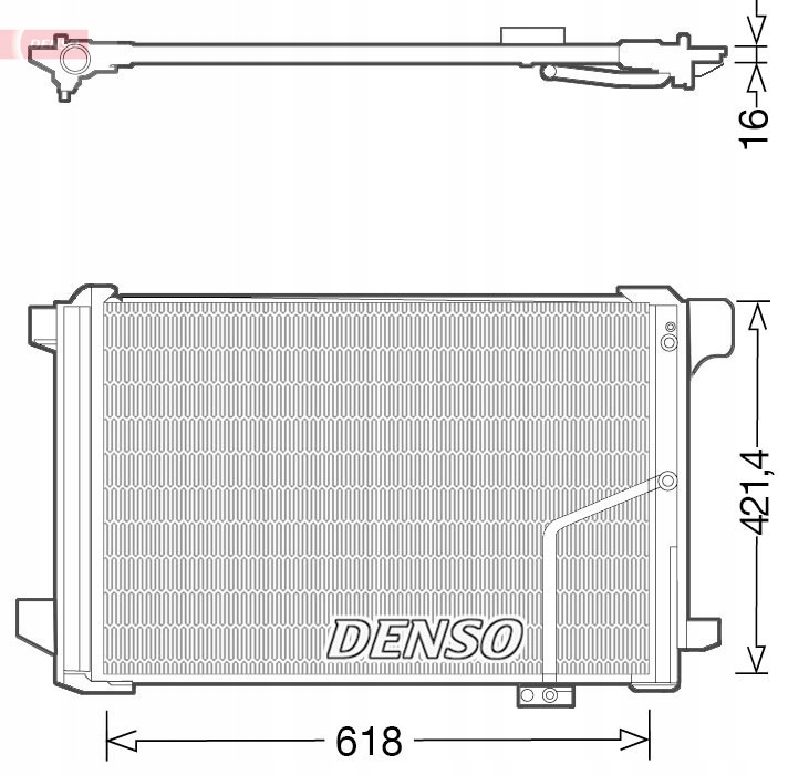 фото №2, Радіатор кондиціонера конденсатор do mercedes glk