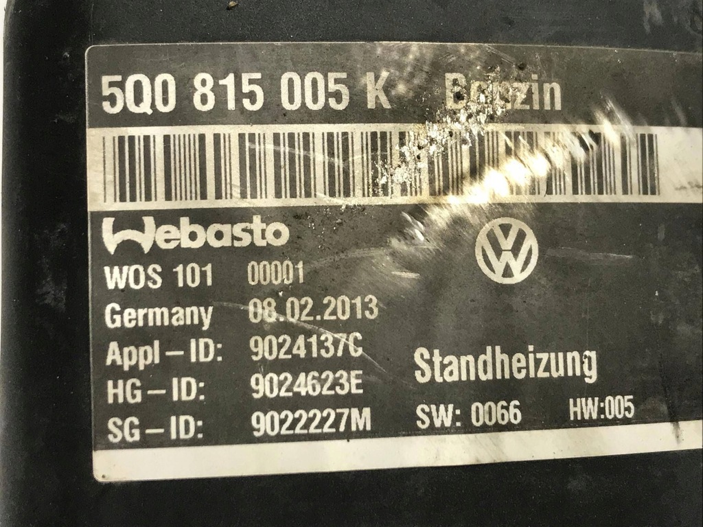 фото №8, Volkswagen golf vii webasto 5q0815005k