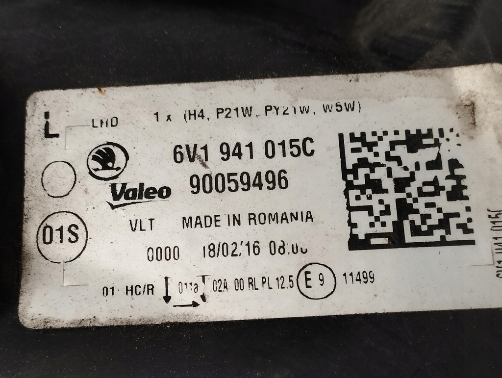 фото №14, Skoda fabia iii 3 лампа ліва передня 6v1941015c