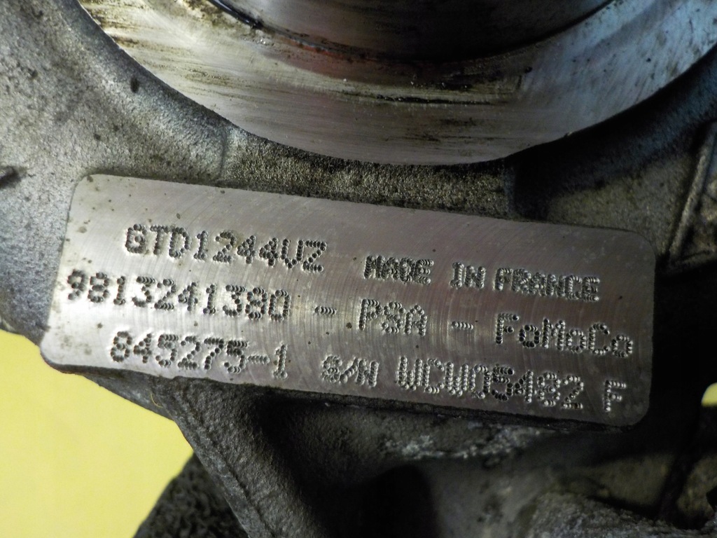 фото №6, Transit connect 1.5 tdci 20r 100km z2ga турбіна турбонагнітач 9813241380