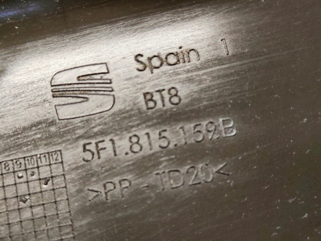 фото №5, Защита решётка жабо seat leon iii 5q0815479 5f1815159b