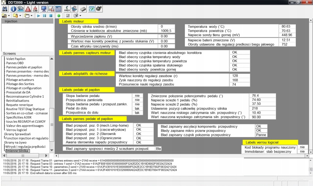 Skaner błędów i usterek renault, nissan ddt2000 диагностика układów сервис Доставка
