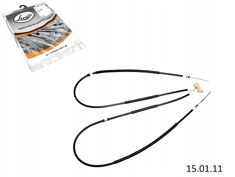 фото №1, Трос тормозная ручного задняя l/p ford courier fiesta iv ka puma mazda