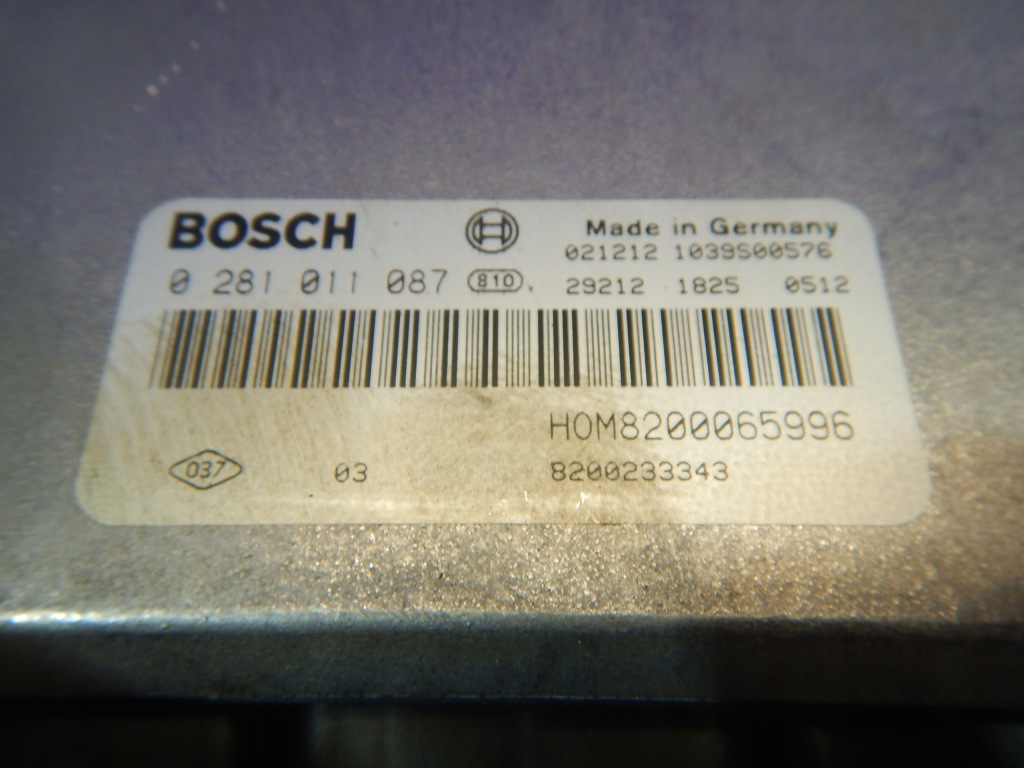 фото №5, Volvo v40 i 1.9 d бортовий комп'ютер двигуна 8200065996