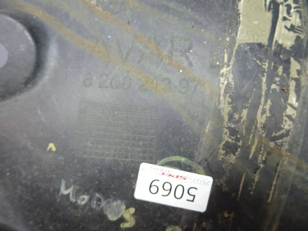 фото №3, Подкрылок правое перед часть задняя renault modus 8200213973