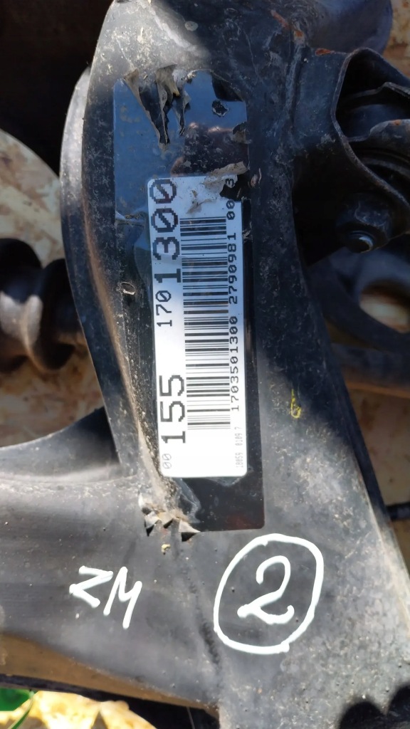 фото №6, Балка oś подвеска задняя kpl 1703501300 mercedes slk r170 96-04