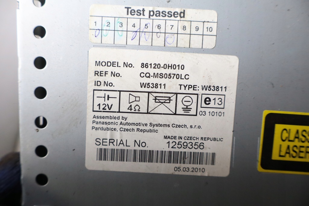 фото №4, Радио toyota aygo i lift