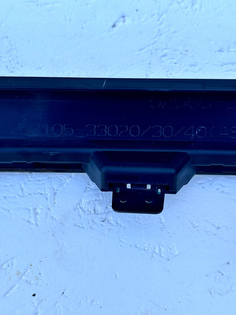 фото №10, Lexus es vii 2018- спойлер накладка молдинг бампера хром задня 52105-33020