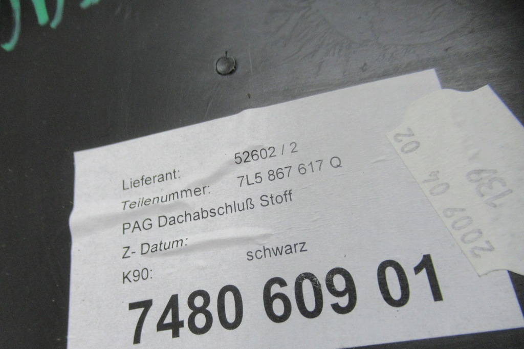 фото №4, Porsche cayenne 09r молдинг стельовий 7l5867617q