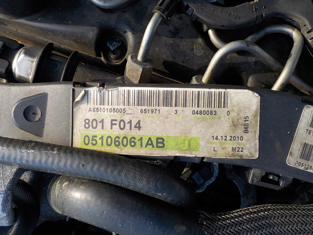 фото №10, Jeep compass 12r 2.2 crd 163km двигатель 651.971 651971 kompletny film