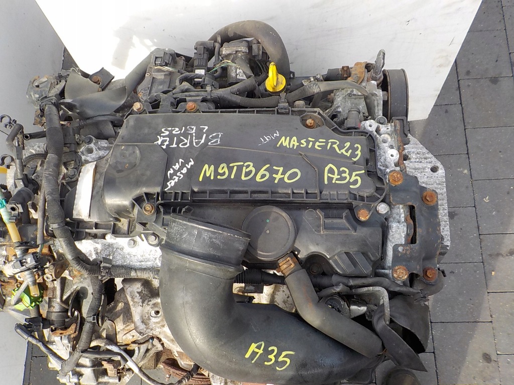 фото №9, Renault master iii 13r 2.3 dci 125km двигун m9t670 kompletny