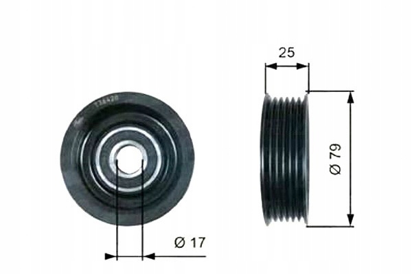 фото №2, Gates ролик ремінь mazda 2 1.3 de