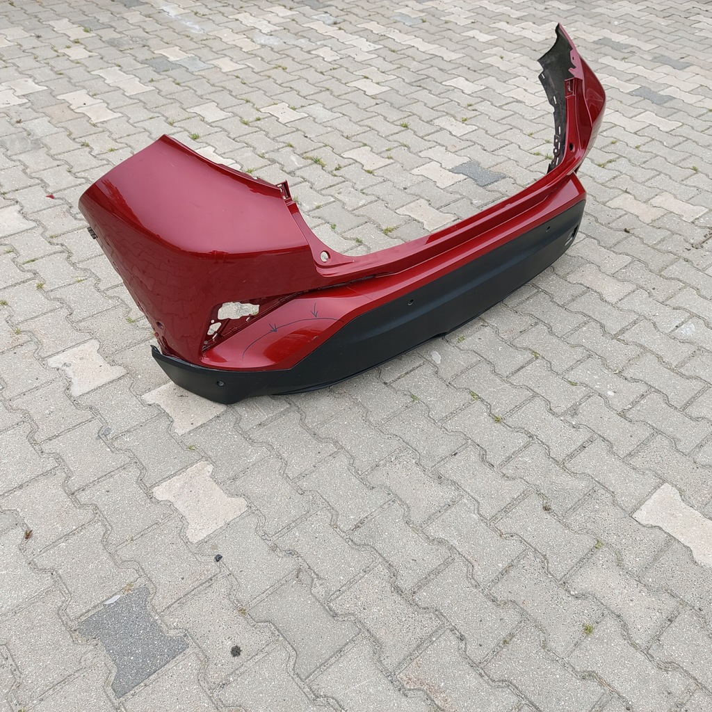 фото №8, Бампер задний задняя toyota chr ch-r bordowy