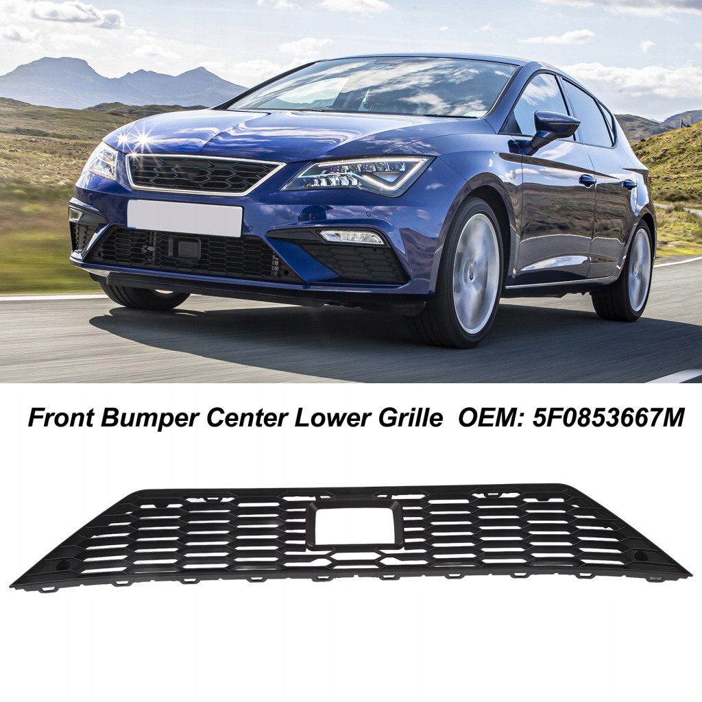 Решётка  заглушка решётка w бампер к seat leon fr Цена