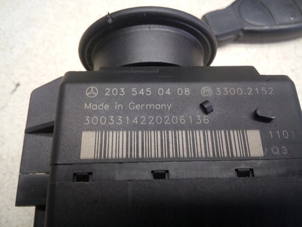 фото №6, Mercedes w203 замок запалювання ключ 2035450408