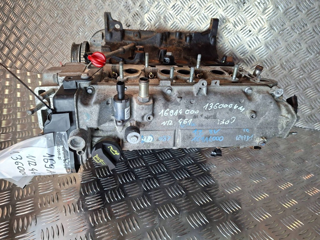 фото №8, Двигун 169a4000 fiat panda 500 ford ka 1.2 8v 2007-