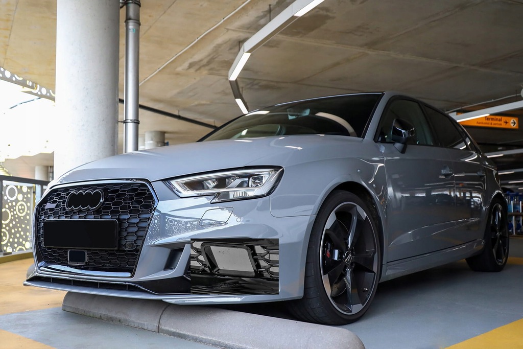 фото №3, Audi a3 8v 17-20 hb решётка радиатора stylizacja na rs3 радар