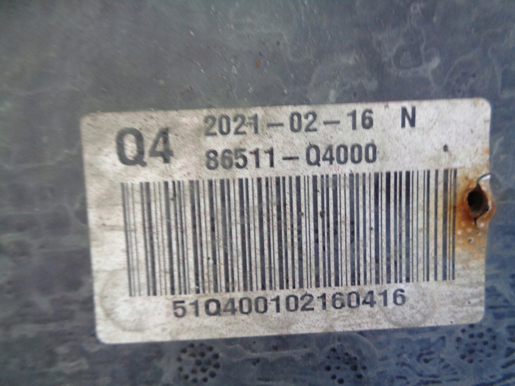 фото №6, Kia niro lift 19-22r бампер передній перед 86511-q4000