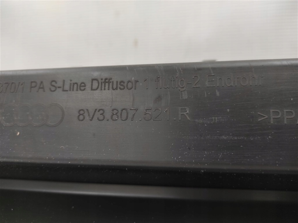 фото №11, Накладка бампер задня audi a3 8v3 s line lift