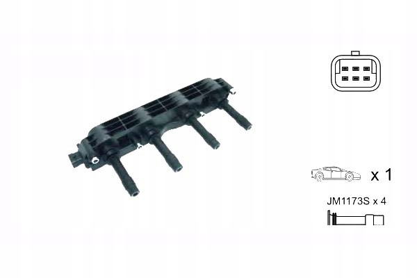 фото №1, Janmor котушка запалювання opel