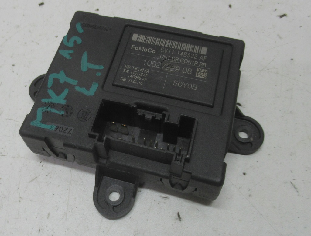 фото №1, Ford fiesta mk7 15r модуль дверь cv1t14b532af