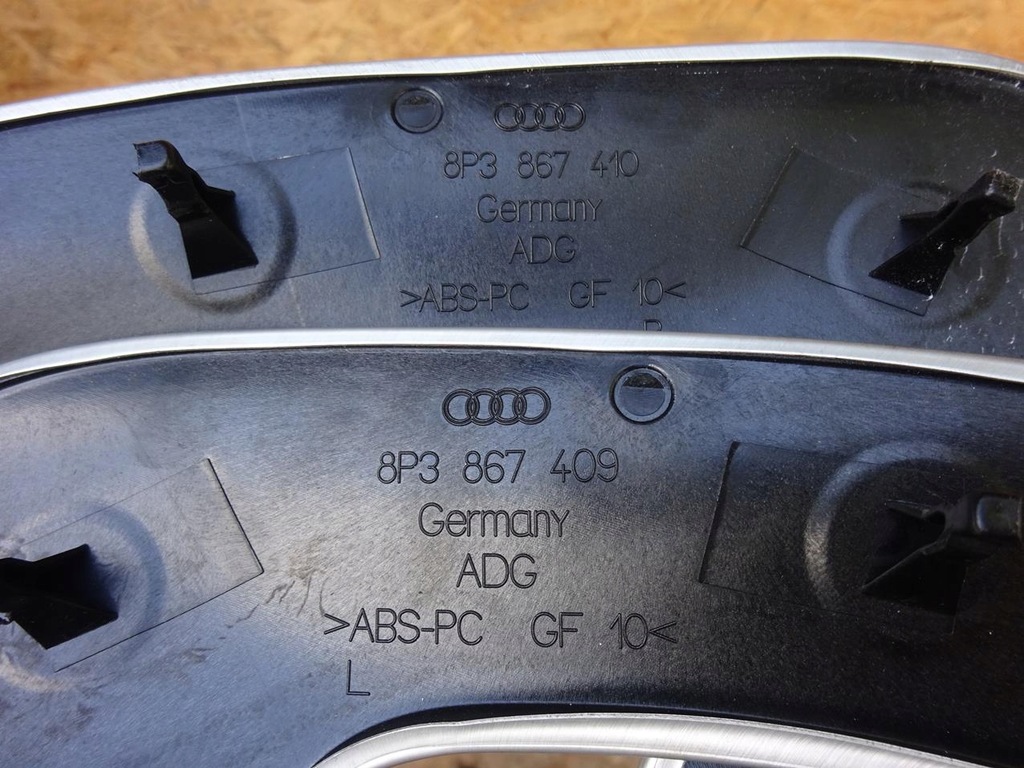 фото №11, Audi a3 s3 8p 8p3 3d накладки декоры дверь перед алюминий s-line