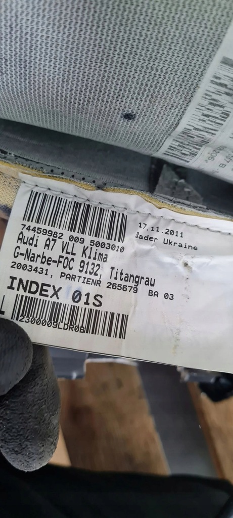 фото №15, A7 4g спинка сиденье левая левый сиденье перед вентиляция titangaru a6 c7 4g